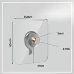 porte cadre mural adhésif transparent moderne sans motif utilisation multiple respectueux environnement pvc salon