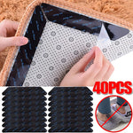 protecteurs tapis adhésifs noirs points modernes réutilisables 130mm 25mm 16 32 40 pièces