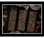 étiquettes décoratives artisanales adhésives papillons strass floral romantique or noir blanc rose vert bleu