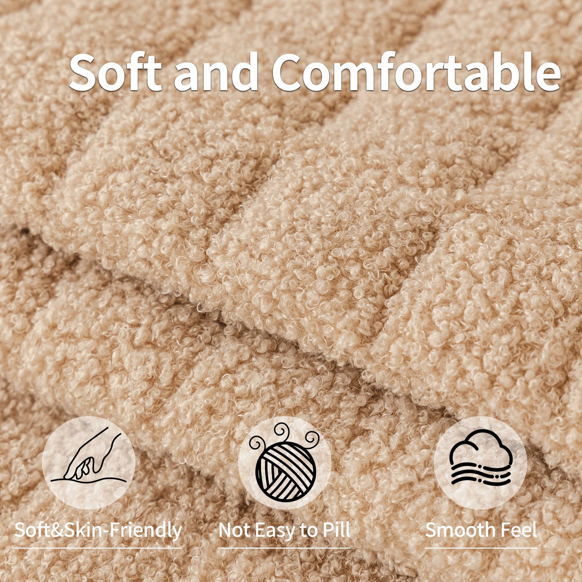 coussin canapé beige moelleux franges marron moderne confortable lavable machine automne hiver
