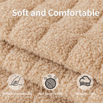 coussin canapé beige moelleux franges marron moderne confortable lavable machine automne hiver