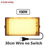 projecteur led violet blanc moderne ip65 50w 100w grille clips