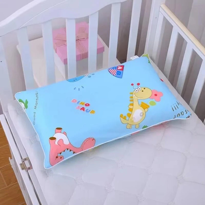 taies d'oreiller bébés dessin animé étoiles dinosaures voitures ours quatre saisons coton polyester