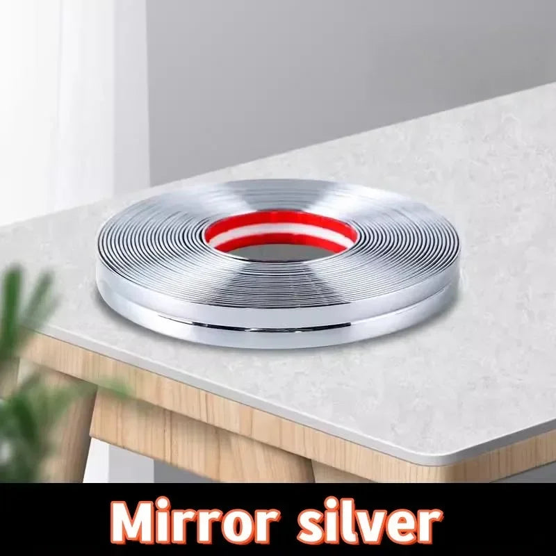 ruban adhésif décoratif or cuivre noir brillant moderne élégant 10mm 20mm