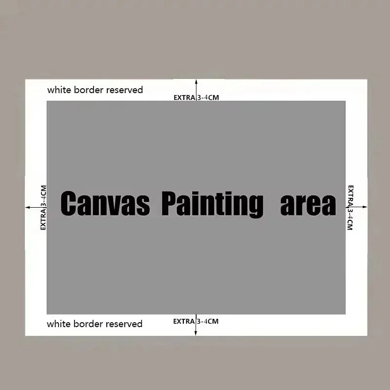 décoration murale moderne impression toile abstraite plante arche vases ceramique minimaliste