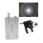 lampe frontale led dentaire chirurgicale filtre jaune pince loupes dentaires