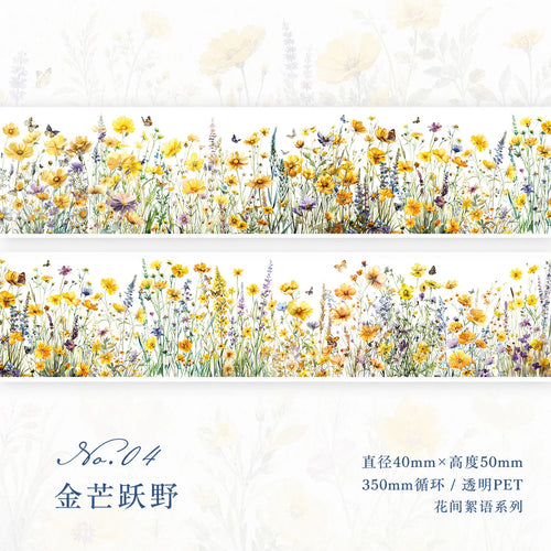 rubans décoratifs fleurs sauvages papillons romantiques multicolores scrapbooking bricolage cartes papeterie naturelle
