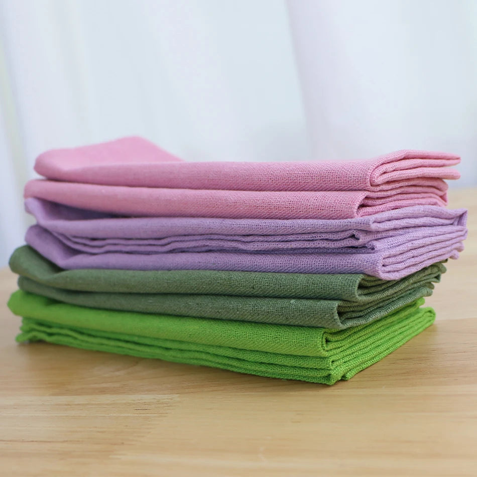 serviettes table polyester couleur rouge orange noir bleu gris vert classique opacité 30x45cm durable