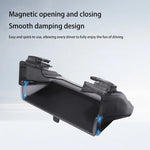 rangement voiture adhésif ouverture magnétique écran tableau bord compatible tesla moderne minimaliste
