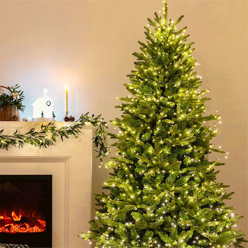 Guirlande lumineuse blanche chaude pour décoration de Noël