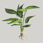 plantes artificielles vertes feuilles soie decoration extérieur moderne minimaliste