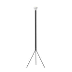 lampadaire moderne minimaliste trépied blanc abat jour sphérique led rouge jaune vert bleu noir