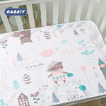 tapis sol enfant animaux mignons blanc bleu orange gris rose vert moderne