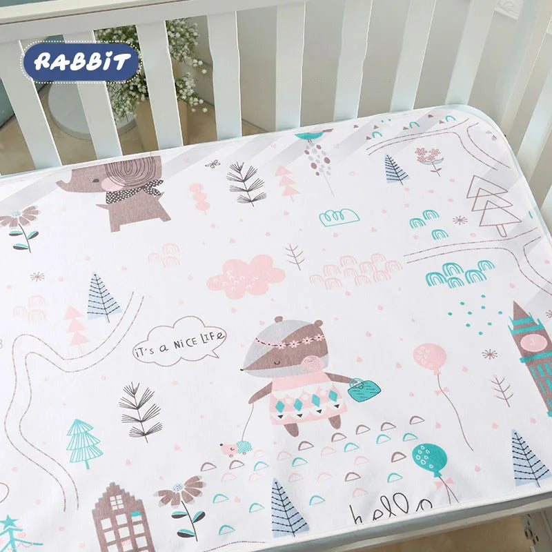 tapis sol enfant animaux mignons blanc bleu orange gris rose vert moderne