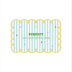 tapis moderne placemats rayures horizontales bleu clair rose vert respectueux environnement