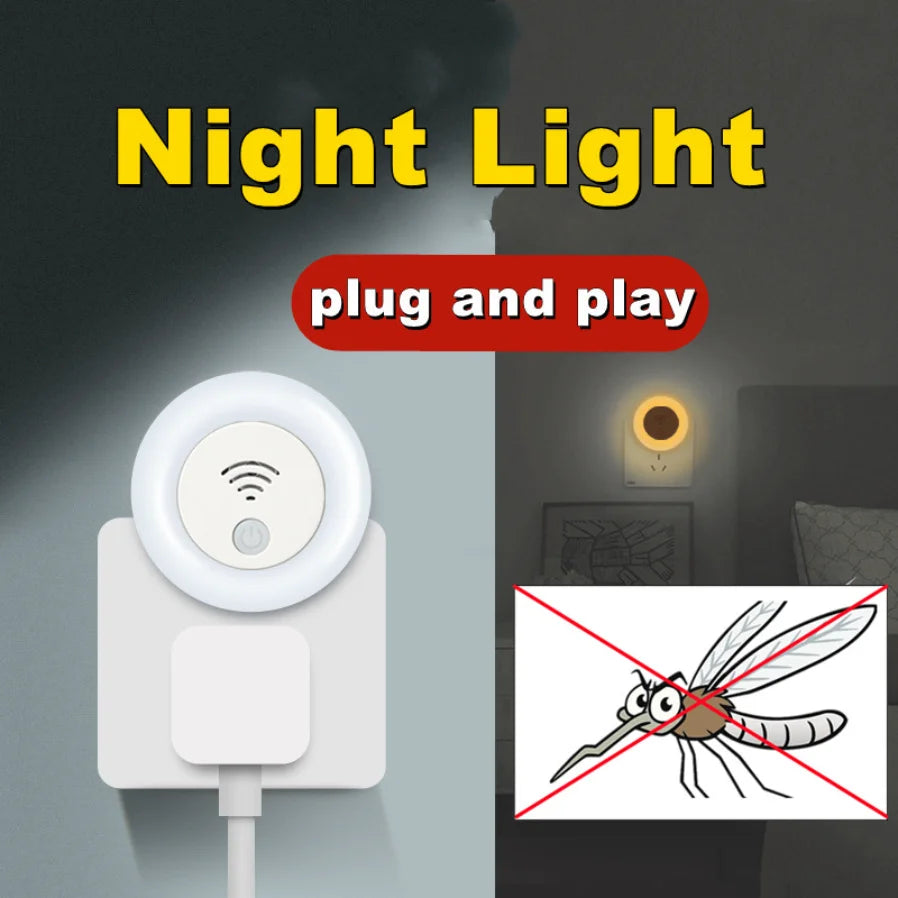 lampe nuit ultrason anti moustiques intelligente conversion fréquence intérieure maternelle infantile