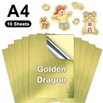 papier autocollant transparent imprimable vinyle a4 toutes imprimantes jet d'encre holographique multicolore moderne
