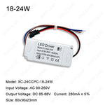 driver led 3w 12w 18w 24w adhésif câbles blanc moderne certification fcc