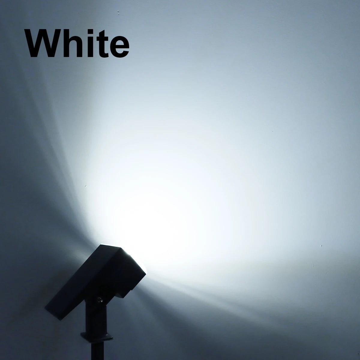spot solaire led extérieur moderne noir ip65 modes éclairage piquet abs