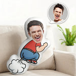 coussin personnalisé noël pop art figurine santal coussin personnage imprimé guide photo