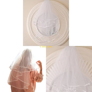voile mariée blanc tulle transparent classique élégant bride to be 60 80cm