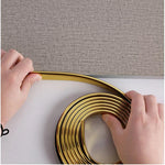 ruban decoratif adhesif noir cuivre argent gold moderne 12mm 16mm 18mm 9mm