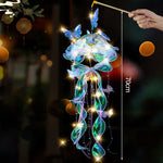 méduses lumineuses multicolores transparentes modernes guirlande lumineuse décoration chambre événement festive