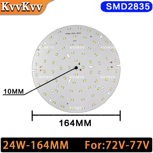 panneau led rond blanc 24w 164mm moderne plafonnier intérieur lumière douce puce smd 2835