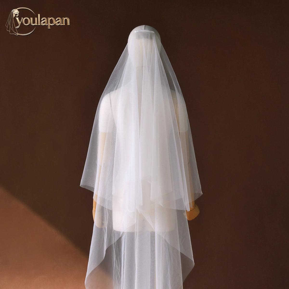 voile mariée blanc deux couches très transparent classique mariage soirées