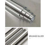 film adhésif décoratif argent or brillant moderne élégant anti statique imperméable résistant humidité 60cm