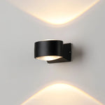 applique murale moderne led ip65 étanche noir aluminium salle salon chambre