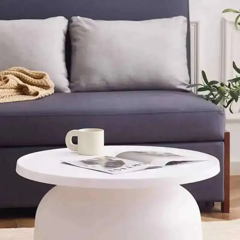 Table d'appoint moderne blanche table chevet simple salle séjour éléments