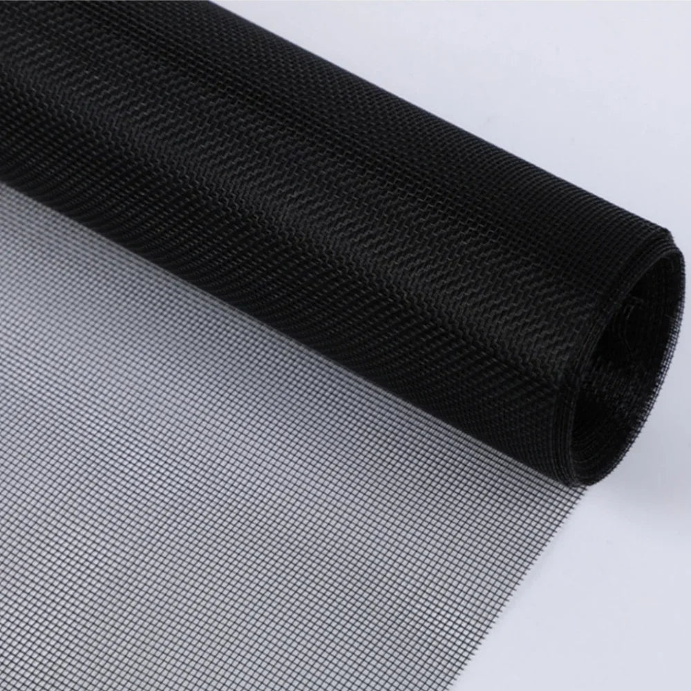filet anti moustiques noir blanc transparent ajustable maison extérieur double face tape mesure maille