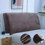 couvre tête lit velours beige moderne adhésif protection chambre maison 200cm