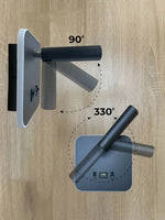 lampe murale moderne led noir fixée mur chargeur usb chambre entrée étude