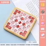 coasters mosaïque multicolores créatifs artisanal diy bambou transparents opaques