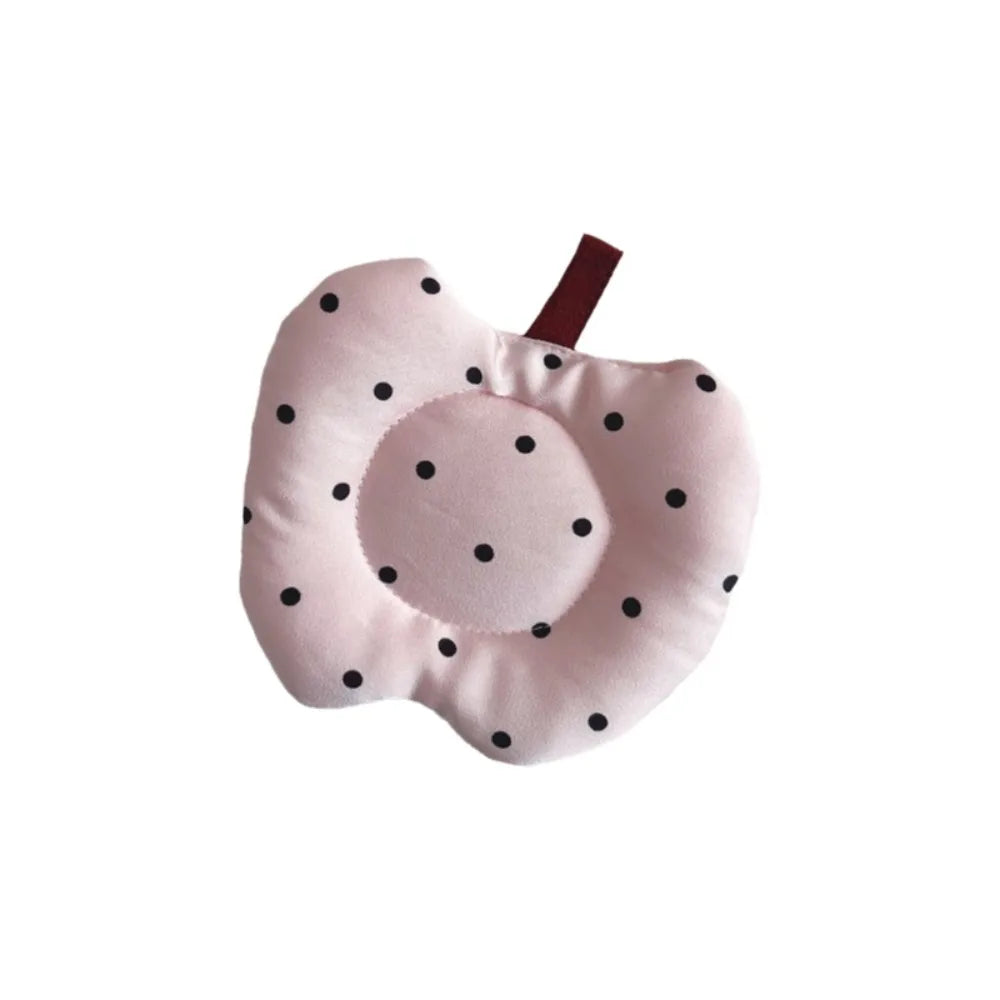 coussin ovale moderne rose clair jaune blanc rayures points confortable bandes noires