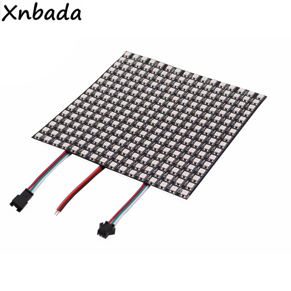 panneau led flexible carré moderne connecteurs souder 3000k 6000k 5v 8x8 16x16