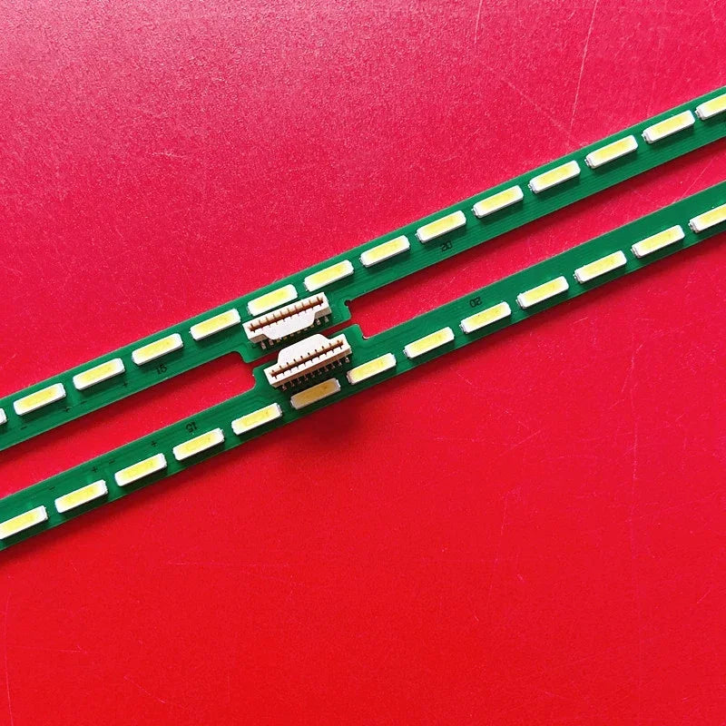 bande led vert imprimée points lumineux moderne 78 leds 60cm 5v connecteurs électriques aluminium