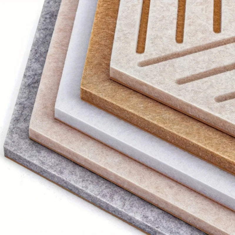 tableau d'affichage hexagonal feutre texturé gris beige rose marron clair moderne épingles DIY