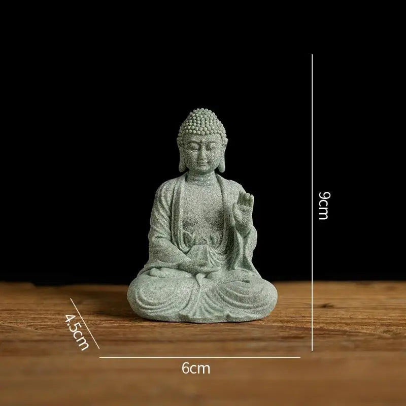 statues bouddha vert clair texture marbre classique décoration intérieure zen espace spiritualité pierre socle