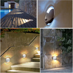 lampe sol led noire argent ip67 étanche moderne 320mm 1w 2w