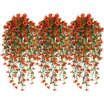 guirlande fleurs artificielles rouge rose jaune violet blanche bleue modernes decoration intérieure mariage pendaison