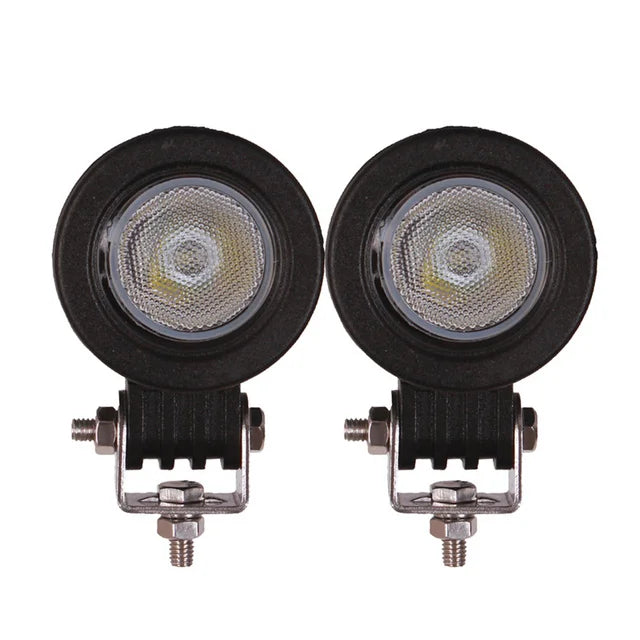 lampe led travail noir moderne ip68 vis cable 6000k éclairage routier atv