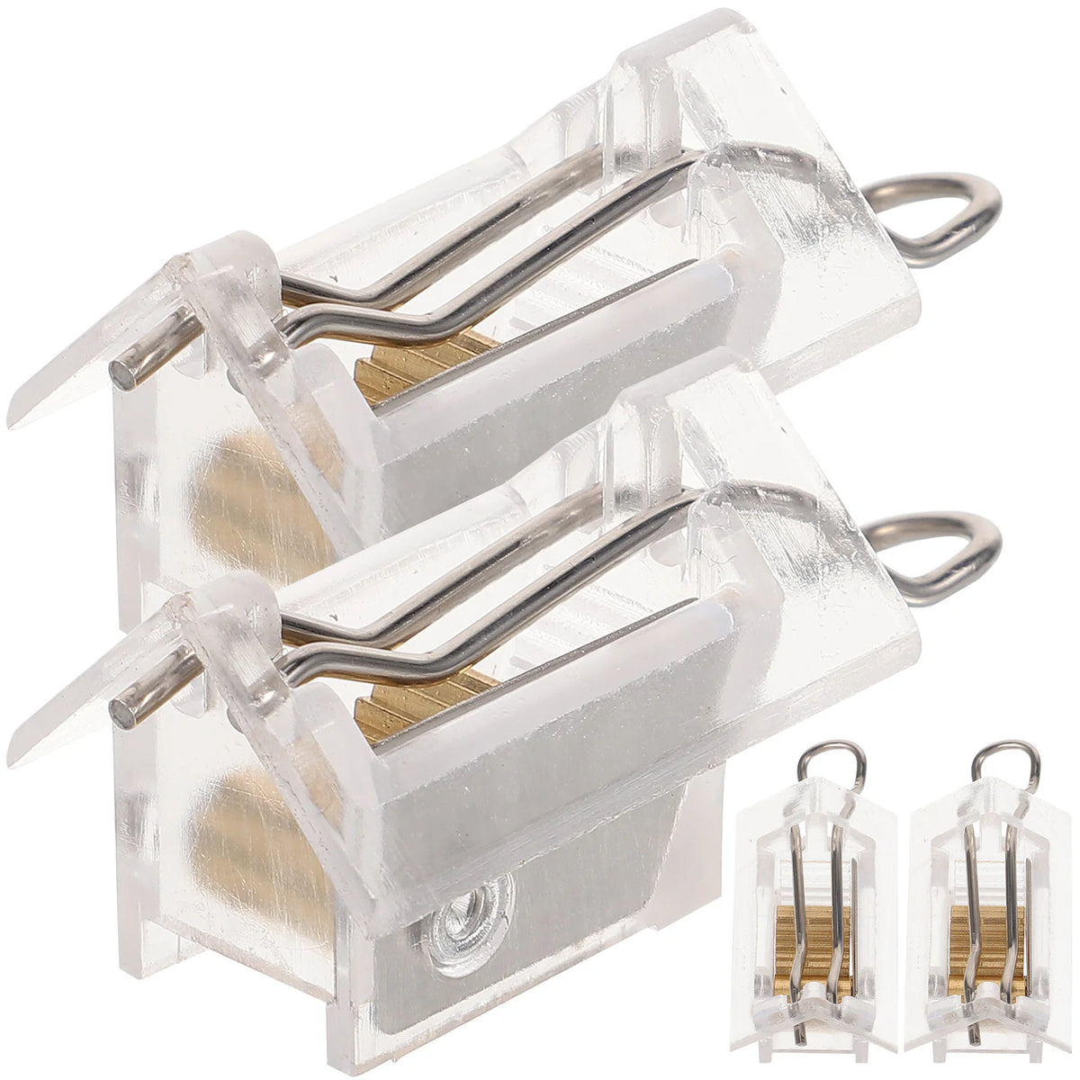 accessoires stores vénitiens bloqueur corde sécurité transparent moderne clips métalliques engrenages set pièces