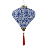 lanternes traditionnelles fleur bleu rouge translucides décoration mariage anniversaire noël