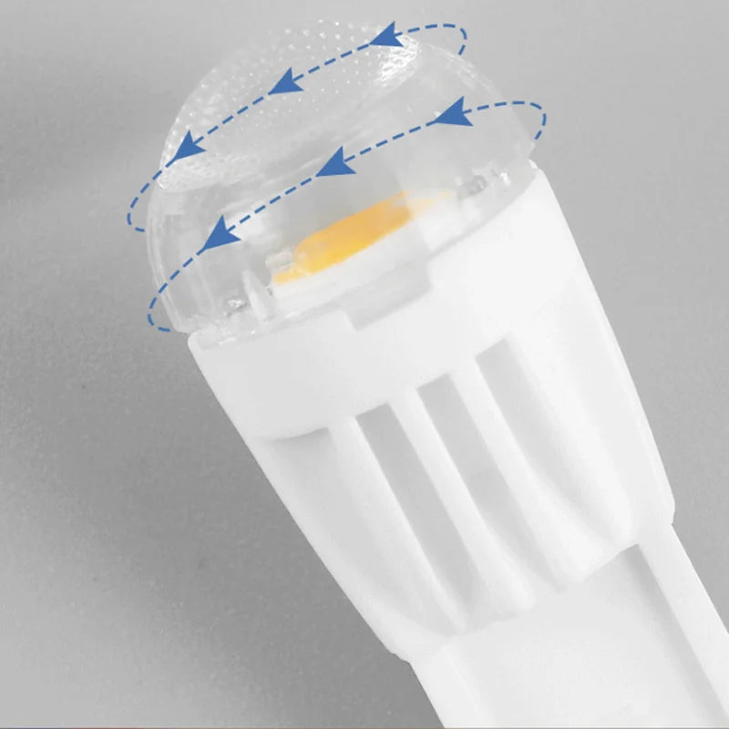 projecteur led ampoule cob 3w blanc naturel transparent moderne 3000k 4000k 6000k