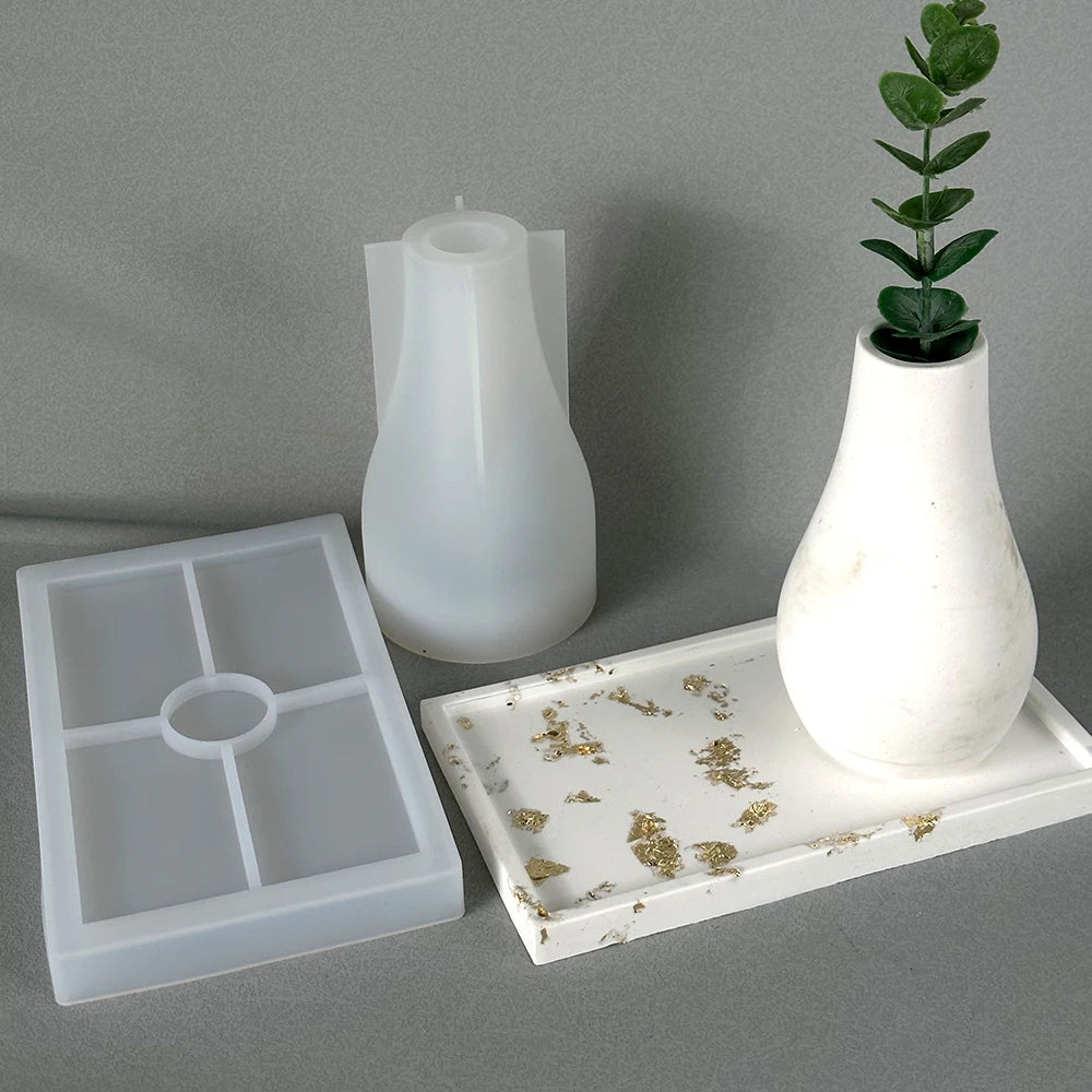 vase silicone blanc vert pastel rose moderne minimaliste texture mat noeud jute fleurs séchées