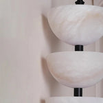 lampe suspension moderne marbre cuivre blanc noir vis fixe led cuisine chambre salle manger
