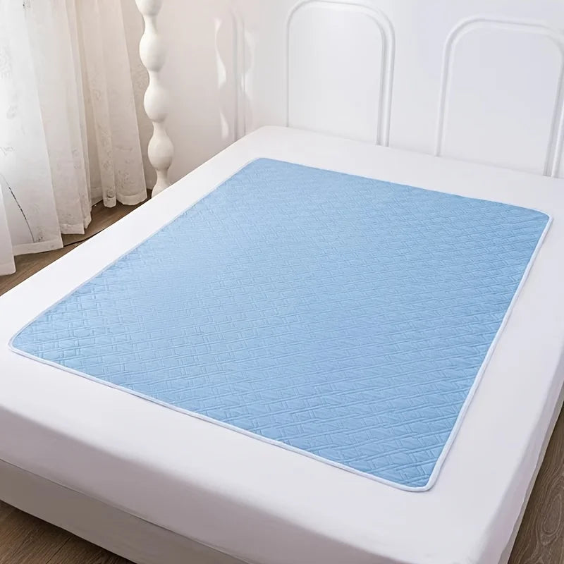 coussin absorbant bleu clair quilté moderne imperméable lavable machine